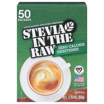 In The Raw Sweetener Zero Calorie 12/50 CT [UNFI #286906] [ebt] T