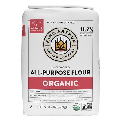 King Arthur Flour All-Purpose Flour Organic Unbleached 6/5 LB [UNFI #796938] [ebt]