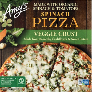 Amys Pizza Veggie Crust Spinach Og3 Og3 8/12 oz [UNFI #2537413 ] [ebt]