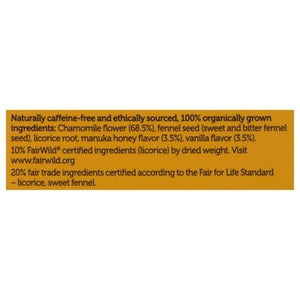 Pukka Herbal Tea Organic Chamomile Vanilla & Manuka Honey Sachets 4/20 BAG [UNFI #2989002] [ebt]