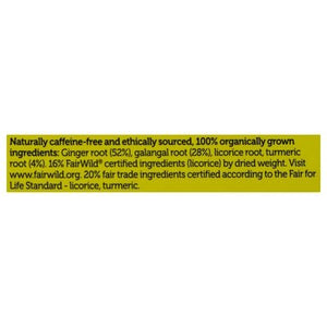 Pukka Herbal Tea Organic Three Ginger Sachets 4/20 BAG [UNFI #2988954] [ebt]