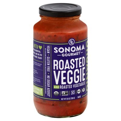 Sonoma Gourmet Sauce Organic Roasted Veggie 6/25 OZ [UNFI #1634658] [ebt]