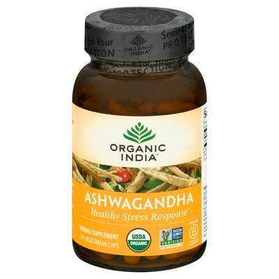 Organic India Ashwagandha Vegetarian Caps 1/90 VCAP [UNFI #1889070] T