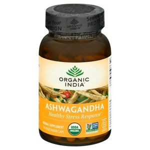 Organic India Ashwagandha Vegetarian Caps 1/90 VCAP [UNFI #1889070] T