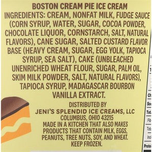 Jenis Ice Cream Boston Cream Pie 8/16 OZ [UNFI #2457703] [ebt]