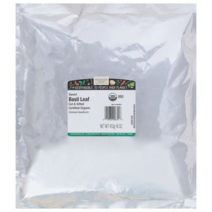 Frontier Nat Prod Co-Op Basil Leaf Sweet Cut & Sifted 1LB [UNFI #116301] [ebt]