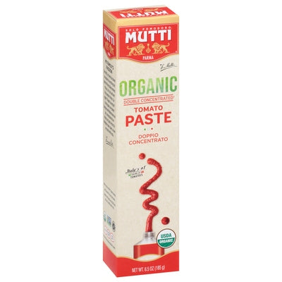 Mutti Tomato Paste Organic Double Concentrated 12/6.5 OZ [UNFI #2825784] [ebt]
