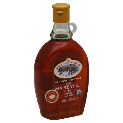 Shady Maple Farms Maple Syrup Pure Dark Amber 12/16.9 OZ [UNFI #106450] [ebt] T