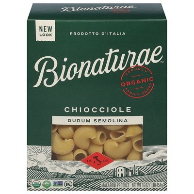 Bionaturae Chiocciole 100% Organic Durum Semolina 12/16 OZ [UNFI #530824] [ebt]