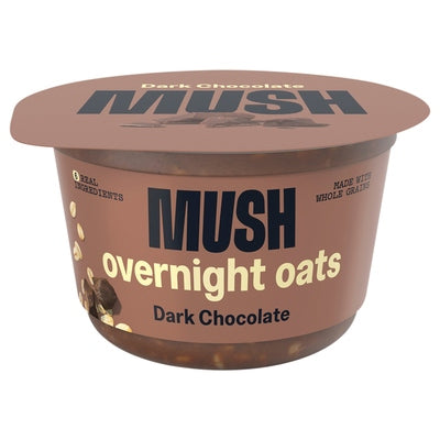 Mush Overnight Oats Dark Chocolate 8/5 OZ [UNFI #2590602] [ebt]