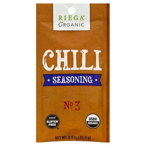 Riega Foods Seasoning No. 3 Chili 8/0.9 OZ [UNFI #1787050] [ebt]