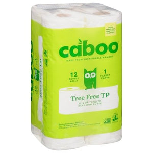 Caboo Bamboo Bath Tissue Double Rolls 2-Ply 6/12 PK [UNFI #1633148] T