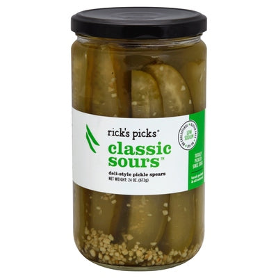 Ricks Picks Pickle Spears Deli-Style 6/24 OZ [UNFI #1230507] [ebt]