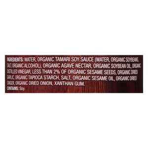 Organicville Sauce Sesame Teriyaki Gluten Free 6/13.25 OZ [UNFI #2672814] [ebt]