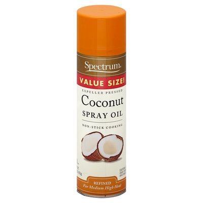 Spectrum Naturals Spray Oil Coconut Value Size! 6/16 OZ [UNFI #1519297] [ebt]