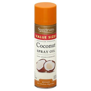 Spectrum Naturals Spray Oil Coconut Value Size! 6/16 OZ [UNFI #1519297] [ebt]