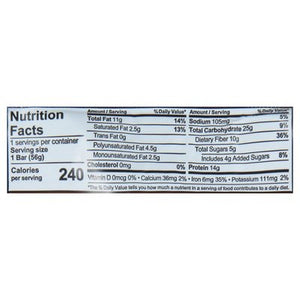 Aloha Protein Bars Organic Chocolate Chip Cookie Dough 12/1.98 OZ [UNFI #2538015] [ebt]