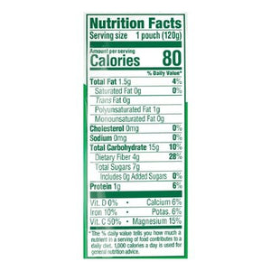 Happy Tot Fruit & Veggie Blend Organic Pears Green Beans Peas & Chia Super Foods 4 (2+ Years) 16/4.22 OZ [UNFI #209320] [ebt]