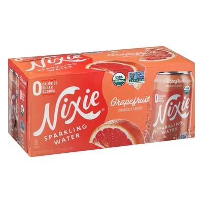 Nixie Sparkling Water Sparkling Water Grapefruit  3/8/12 OZ [UNFI #2478626] [ebt] T