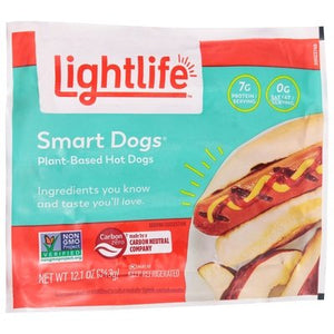 Lightlife Foods Hot Dogs Plant-Based 12/12 OZ [UNFI #2814218] [ebt]