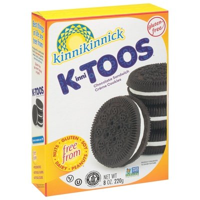 Kinnikinnick Foods Creme Cookies Chocolate Sandwich 6/8 OZ [UNFI #790493] [ebt]