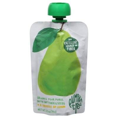 Pumpkin Tree Organics Puree With Oat Fiber & Seeds Pear Organic 10/3.5 OZ [UNFI #2525301] [ebt]