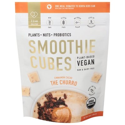 Live Pure Smoothie Cubes The Churro Cinnamon Cacao 6/10 OZ [UNFI #2744084] [ebt]