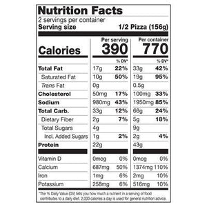 Miltons Pizza Thin & Crispy Cauliflower Crust Four Cheese 8/11 OZ [UNFI #2857639] [ebt]