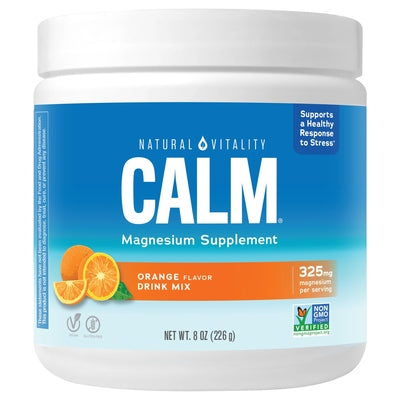 Natural Vitality Drink Mix Calm 325 Mg Orange Flavor 1/8 OZ [UNFI #2760726] T