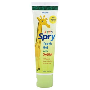 Spry Tooth Gel With Xylitol Original Age 3 Months And Up 1/2 OZ [UNFI #1701515] T
