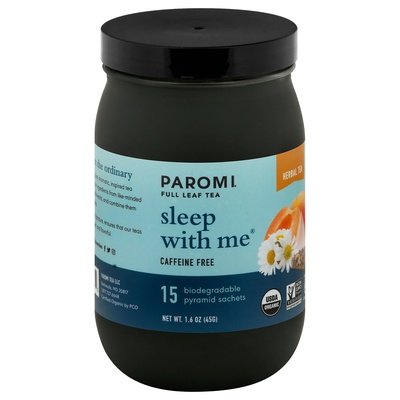 Paromi Tea Herbal Tea Sleep With Me Caffeine Free Pyramid Sachets 6/15 BAG [UNFI #1417765] [ebt]