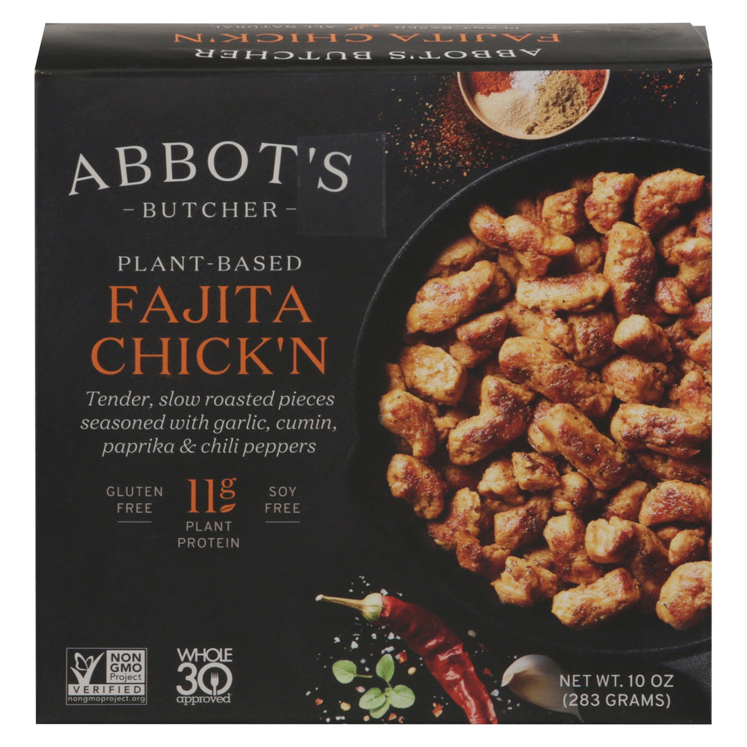 Abbots Butcher Fajita Chickn Plant-Based 6/10 OZ [UNFI #3045978] [ebt]