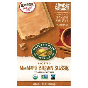 Natures Path Toaster Pastries Mmmaple Brown Sugar Frosted 12/11 OZ [UNFI #879403] [ebt]