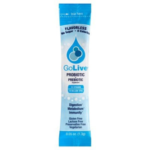 Go Live Probiotic & Prebiotic Supplement Flavorless 1/28/.05 OZ [UNFI #1012509] T