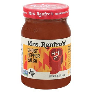 Mrs Renfros Salsa Ghost Pepper 6/16 OZ [UNFI #868992] [ebt]