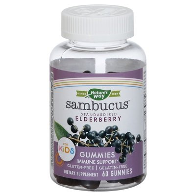Natures Way Elderberry For Kids Gummies 1/60 CT [UNFI #2300473] T