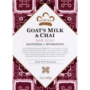 Nubian Heritage Soap Goats Milk & Chai 1/5 OZ [UNFI #566828] T