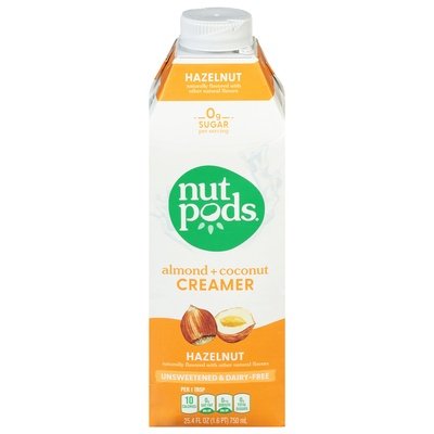 Nutpods Creamer Almond + Coconut Hazelnut 6/25.4 OZ [UNFI #2721660] [ebt] T