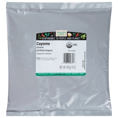 Frontier Nat Prod Co-Op Cayenne Ground 1LB [UNFI #735621] [ebt]