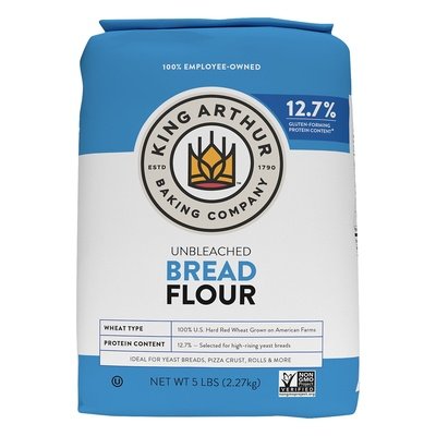 King Arthur Flour Bread Flour Unbleached 8/5 LB [UNFI #501544] [ebt]