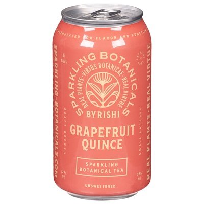 Rishi Tea Botanical Tea Sparkling Unsweetened Grapefruit Quince 12/12 OZ [UNFI #2618163] [ebt]
