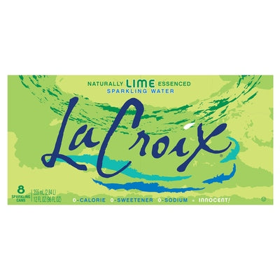 Lacroix Sparkling Water Lime 3/8/12 OZ [UNFI #1246354] [ebt] T