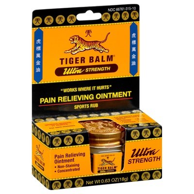 Tiger Balm Pain Relieving Ointment Ultra Strength Sports Rub 6/18 GRM [UNFI #876615] T