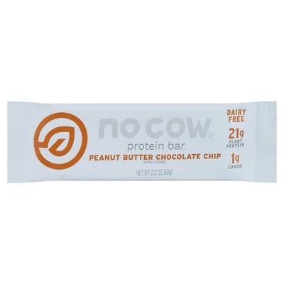 No Cow Protein Bar Peanut Butter Chocolate Chip 12/2.12 OZ [UNFI #1769637] [ebt]