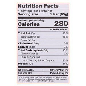 Gomacro Macrobars Double Chocolate + Peanut Butter Chips 7/4/2.3 OZ [UNFI #2662849] [ebt]