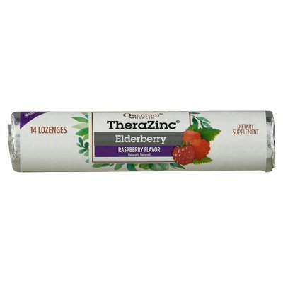 Quantum Health Lozenges Elderberry Raspberry Flavor 12/14 LOZ [UNFI #252767] T