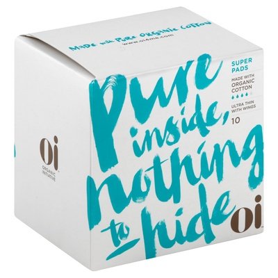 Organic Initiative Corp Super Ultra Thin Pads W/Wings 1/10 CT [UNFI #2604841] T