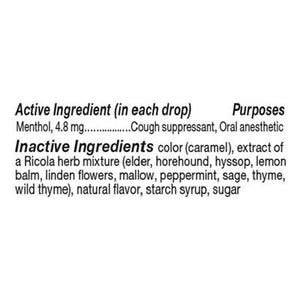 Ricola Cough Drops Original Herb 8/21 CT [UNFI #2885770] [ebt] T