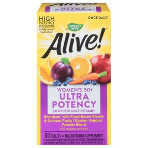 Natures Way Complete Multivitamin 60 Mg Ultra Potency Womens 50+ Tablets 1/60 TAB [UNFI #726588] T