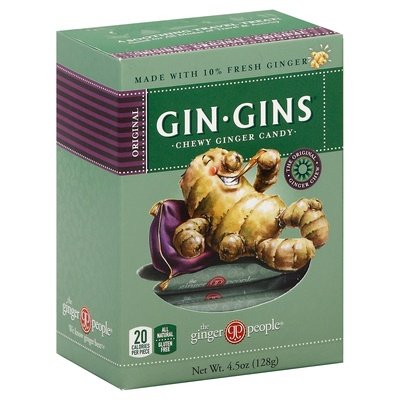 Ginger People Candy Chewy Ginger Gin Gins Original 12/4.5 OZ [UNFI #912360] [ebt] T